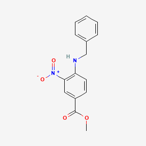 molecular formula C15H14N2O4 B2467565 Methyl 4-(benzylamino)-3-nitrobenzoate CAS No. 68502-46-5