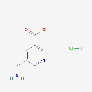 molecular formula C8H11ClN2O2 B2467726 Methyl 5-(aminomethyl)nicotinate hydrochloride CAS No. 1260791-59-0