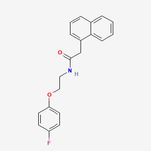 molecular formula C20H18FNO2 B2467749 N-(2-(4-fluorophenoxy)ethyl)-2-(naphthalen-1-yl)acetamide CAS No. 1105228-71-4