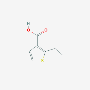 molecular formula C7H8O2S B2467771 2-Ethylthiophene-3-carboxylic acid CAS No. 77756-28-6
