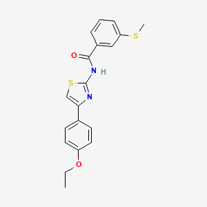 N-(4-(4-ethoxyphenyl)thiazol-2-yl)-3-(methylthio)benzamide