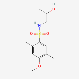 N-(2-hydroxypropyl)-4-methoxy-2,5-dimethylbenzenesulfonamide
