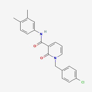 1-(4-chlorobenzyl)-N-(3,4-dimethylphenyl)-2-oxo-1,2-dihydropyridine-3-carboxamide