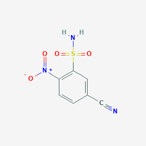 5-Cyano-2-nitrobenzenesulfonamide