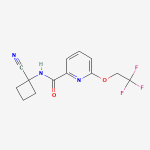 N-(1-Cyanocyclobutyl)-6-(2,2,2-trifluoroethoxy)pyridine-2-carboxamide