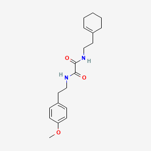 molecular formula C19H26N2O3 B2467884 N1-(2-(cyclohex-1-en-1-yl)ethyl)-N2-(4-methoxyphenethyl)oxalamide CAS No. 920385-91-7