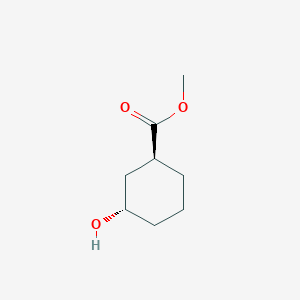 molecular formula C8H14O3 B2467926 (1S,3S)-Methyl 3-hydroxycyclohexanecarboxylate CAS No. 99438-47-8