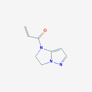 1-(2,3-Dihydroimidazo[1,2-b]pyrazol-1-yl)prop-2-en-1-one