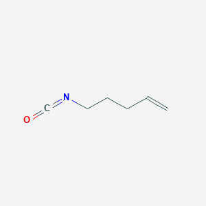 molecular formula C6H9NO B2467928 5-Isocyanatopent-1-ene CAS No. 2487-98-1