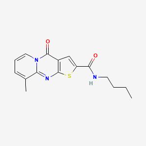 N-butyl-9-methyl-4-oxo-4H-pyrido[1,2-a]thieno[2,3-d]pyrimidine-2-carboxamide