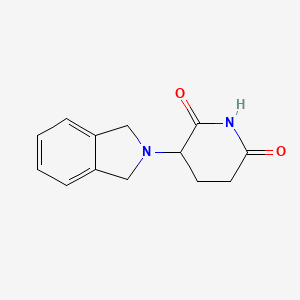 3-(1,3-Dihydroisoindol-2-yl)piperidine-2,6-dione