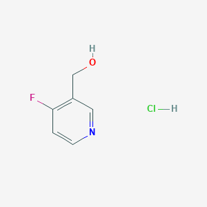 molecular formula C6H7ClFNO B2467980 (4-Fluoropyridin-3-yl)methanol hydrochloride CAS No. 1227601-63-9; 1946021-34-6