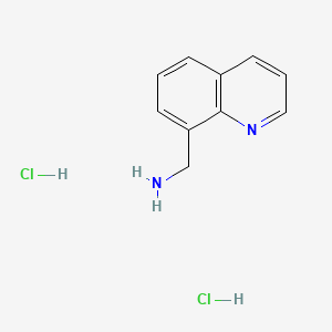molecular formula C10H12Cl2N2 B2467991 Quinolin-8-ylmethanamine dihydrochloride CAS No. 15402-71-8; 18004-63-2