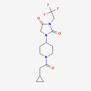 1-[1-(2-Cyclopropylacetyl)piperidin-4-yl]-3-(2,2,2-trifluoroethyl)imidazolidine-2,4-dione