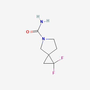 2,2-Difluoro-5-azaspiro[2.4]heptane-5-carboxamide