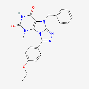 9-benzyl-3-(4-ethoxyphenyl)-5-methyl-5H-[1,2,4]triazolo[4,3-e]purine-6,8(7H,9H)-dione