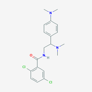 2,5-dichloro-N-[2-(dimethylamino)-2-[4-(dimethylamino)phenyl]ethyl]benzamide