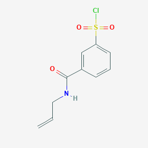 3-[(Prop-2-en-1-yl)carbamoyl]benzene-1-sulfonyl chloride