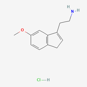 2-(5-methoxy-1H-inden-3-yl)ethan-1-amine hydrochloride