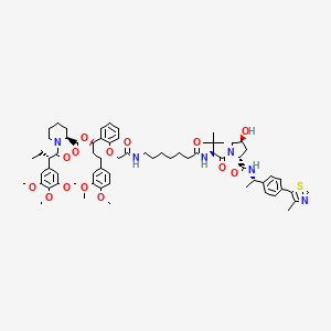 molecular formula C68H90N6O14S B2468096 dTAGV-1-NEG 