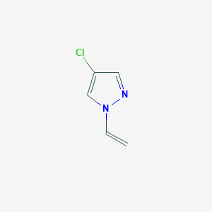 molecular formula C5H5ClN2 B2468117 4-chloro-1-vinyl-1H-pyrazole CAS No. 1219568-16-7