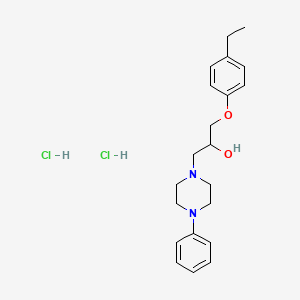 1-(4-ethylphenoxy)-3-(4-phenylpiperazin-1-yl)propan-2-ol Dihydrochloride