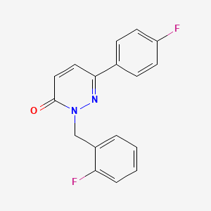 2-(2-fluorobenzyl)-6-(4-fluorophenyl)pyridazin-3(2H)-one
