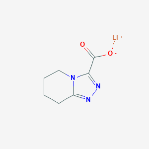 molecular formula C7H8LiN3O2 B2468231 Lithium 5,6,7,8-tetrahydro-[1,2,4]triazolo[4,3-a]pyridine-3-carboxylate CAS No. 2287345-78-0