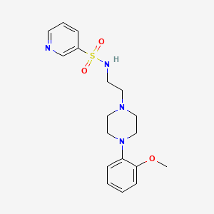 N-(2-(4-(2-methoxyphenyl)piperazin-1-yl)ethyl)pyridine-3-sulfonamide