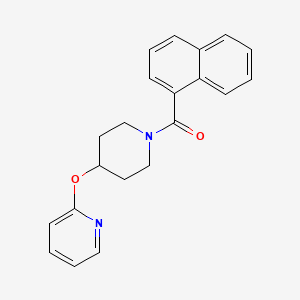 Naphthalen-1-yl(4-(pyridin-2-yloxy)piperidin-1-yl)methanone