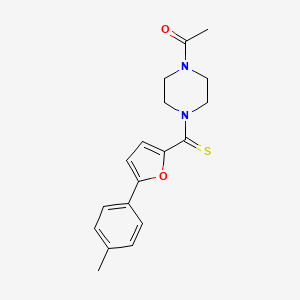 1-Acetyl-4-{[5-(4-methylphenyl)-2-furyl]carbonothioyl}piperazine