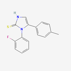 1-(2-fluorophenyl)-5-(4-methylphenyl)-1H-imidazole-2-thiol