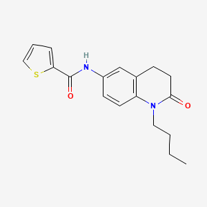 N-(1-butyl-2-oxo-1,2,3,4-tetrahydroquinolin-6-yl)thiophene-2-carboxamide