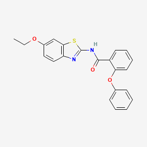 N-(6-ethoxy-1,3-benzothiazol-2-yl)-2-phenoxybenzamide