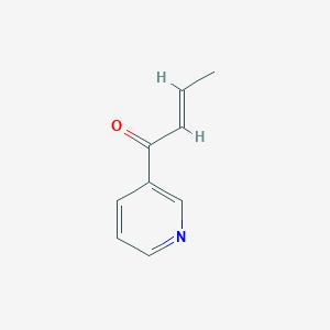 molecular formula C9H9NO B024688 (E)-1-pyridin-3-ylbut-2-en-1-one CAS No. 100021-45-2