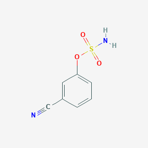 molecular formula C7H6N2O3S B2468843 3-Cyanophenyl sulfamate CAS No. 136167-16-3