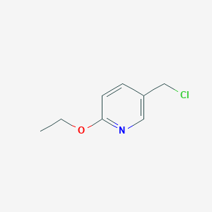 molecular formula C8H10ClNO B024689 5-(Chloromethyl)-2-ethoxypyridine CAS No. 101990-71-0