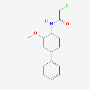 2-Chloro-N-(2-methoxy-4-phenylcyclohexyl)acetamide
