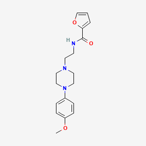 molecular formula C18H23N3O3 B2468977 N-{2-[4-(4-methoxyphenyl)piperazin-1-yl]ethyl}furan-2-carboxamide CAS No. 772332-81-7