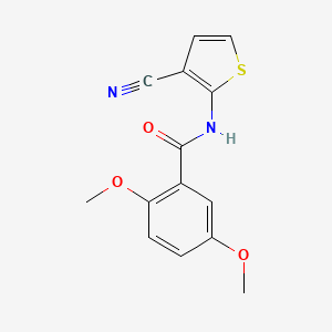 N-(3-cyanothiophen-2-yl)-2,5-dimethoxybenzamide