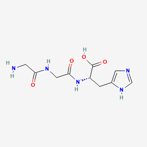 molecular formula C10H15N5O4 B2468986 H-Gly-Gly-His-OH CAS No. 7451-76-5; 93404-95-6