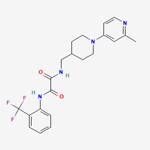 N1-((1-(2-methylpyridin-4-yl)piperidin-4-yl)methyl)-N2-(2-(trifluoromethyl)phenyl)oxalamide