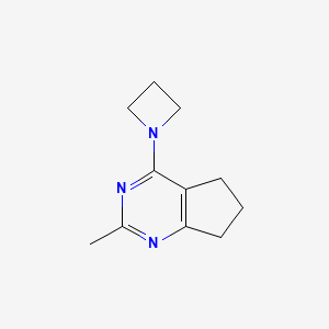 4-(azetidin-1-yl)-2-methyl-6,7-dihydro-5H-cyclopenta[d]pyrimidine