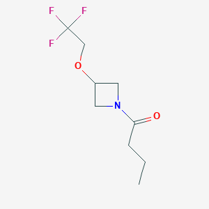 1-(3-(2,2,2-Trifluoroethoxy)azetidin-1-yl)butan-1-one