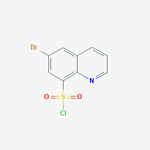 molecular formula C9H5BrClNO2S B2469098 6-Bromoquinoline-8-sulfonyl chloride CAS No. 98591-39-0