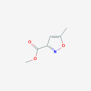 molecular formula C6H7NO3 B024691 Methyl 5-methylisoxazole-3-carboxylate CAS No. 19788-35-3