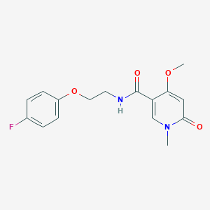 N-(2-(4-fluorophenoxy)ethyl)-4-methoxy-1-methyl-6-oxo-1,6-dihydropyridine-3-carboxamide