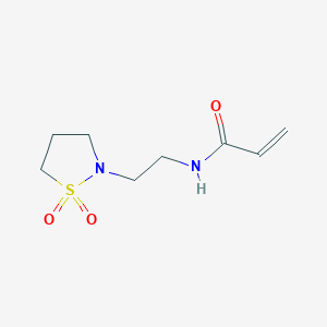N-(2-(1,1-dioxidoisothiazolidin-2-yl)ethyl)acrylamide