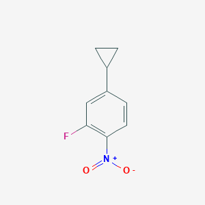 4-Cyclopropyl-2-fluoro-1-nitrobenzene