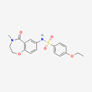 4-ethoxy-N-(4-methyl-5-oxo-2,3,4,5-tetrahydrobenzo[f][1,4]oxazepin-7-yl)benzenesulfonamide